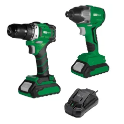 Verktygspaket*Voltgear Skruvdragare x2 Med Laddare & 2 st Batteri 2Ah