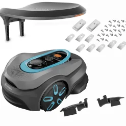 Gardena Smart Sileno Sense 400 Utan Slinga Premiumpaket Med Robothus, Reservkniv & Borste