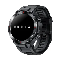 Sportredskap & Sportutrustning|Smartwatch*Kuura Sport S5 GPS V3 Svart Löparklocka med Pulsmätare
