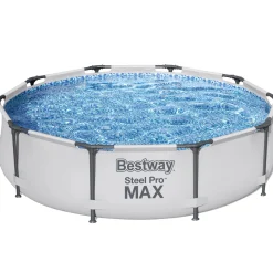 Bestway Steel Pro Max Ø3m Ovanmarkspool Grå