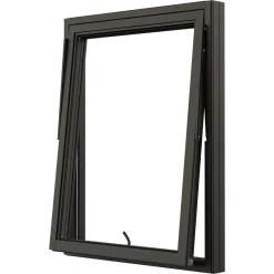 NorDan Svanenmärkt NTech 3-Glas Aluminium BlackLine Svart