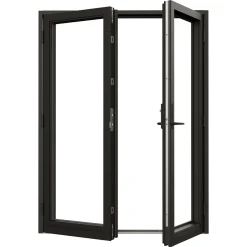 NorDan Svanenmärkt NTech Helglasad Aluminium BlackLine Svart