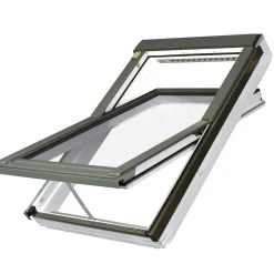 Fakro Thermo Pivåhängt 2-Glas Ljud Elstyrt Aluminium