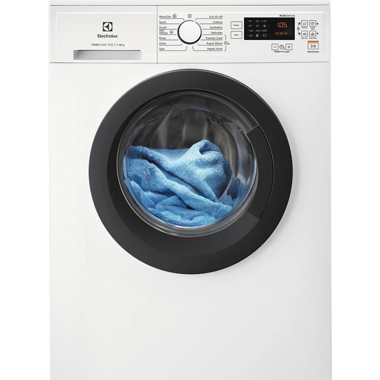 Electrolux TimeCare EW2F3148P1 med TimeManager och Soft Drum