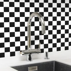 Arredo Titan Mix Svart/Vit Blank 5x5 cm