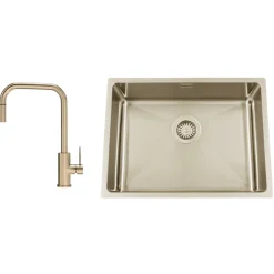 Paketerbjudande*Nordic Tech Titan 530 X med Köksblandare Steel Accent Square D