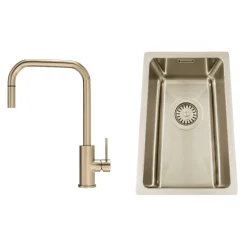 Nordic Tech Titan 230 X med Köksblandare Steel Accent Square D