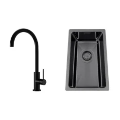 Paketerbjudande*Nordic Tech Titan 230 X med Köksblandare Steel Equip Shadow