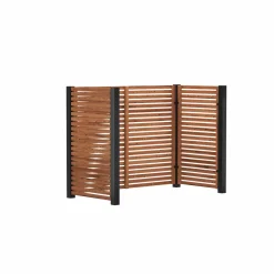 Soptunneskydd|Insynsskydd & Inhägnad*PLUS Tokyo ThermoWood för 2 Soptunnor