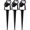 Gelia Trädgårdsbelysning 3-Pack Set Inkl Trafo. 5M Kabel Djurö