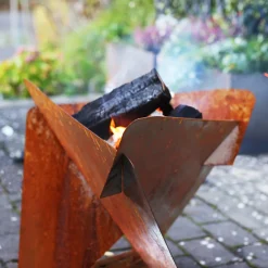 Jabo Triangel Inkl Fat Corten 64x64x54 cm