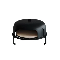 Pizzaugn*OFYR Vedeldad med Dubbelsidig Gjutjärnsplatta & Pizzaspade