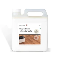Golvvård & Golvpolish*Berg & Berg Vit 2,5 Liter