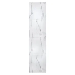 Våtrumsskiva*BerryAlloc Wall & Water Vit Marmor 60x60