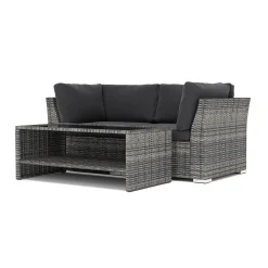 Altanmöbler|Konstrottingmöbler*Comfort Garden Wisconsin utomhus rak 2-sits soffa