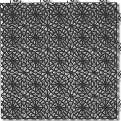 Plastgolv|Garagegolv*Bergo XL Graphite Grey Golvtrall i Plast