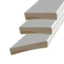 Dörrkarm & Dörrfoder|Fönstertillbehör*Grimslöv Trä & List 12x56 mm Vit