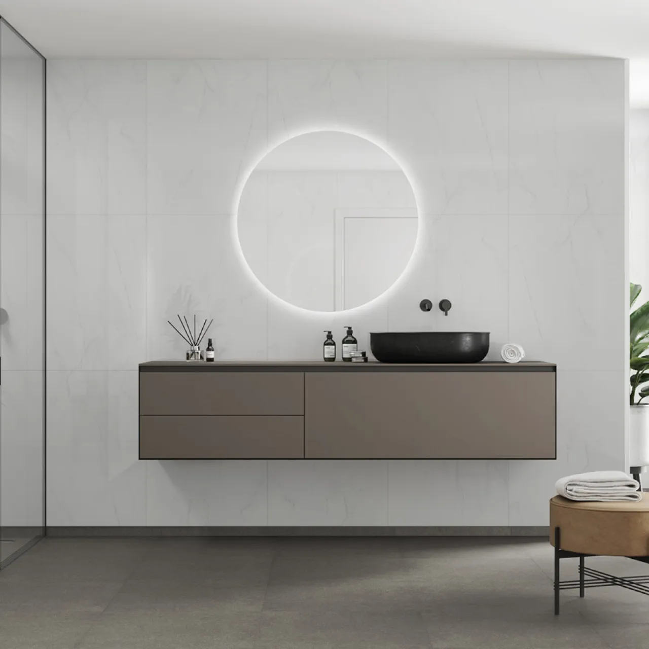 Våtrumsskiva*Fibo 11x620x2400 Bright Marble 3487-M6080HG