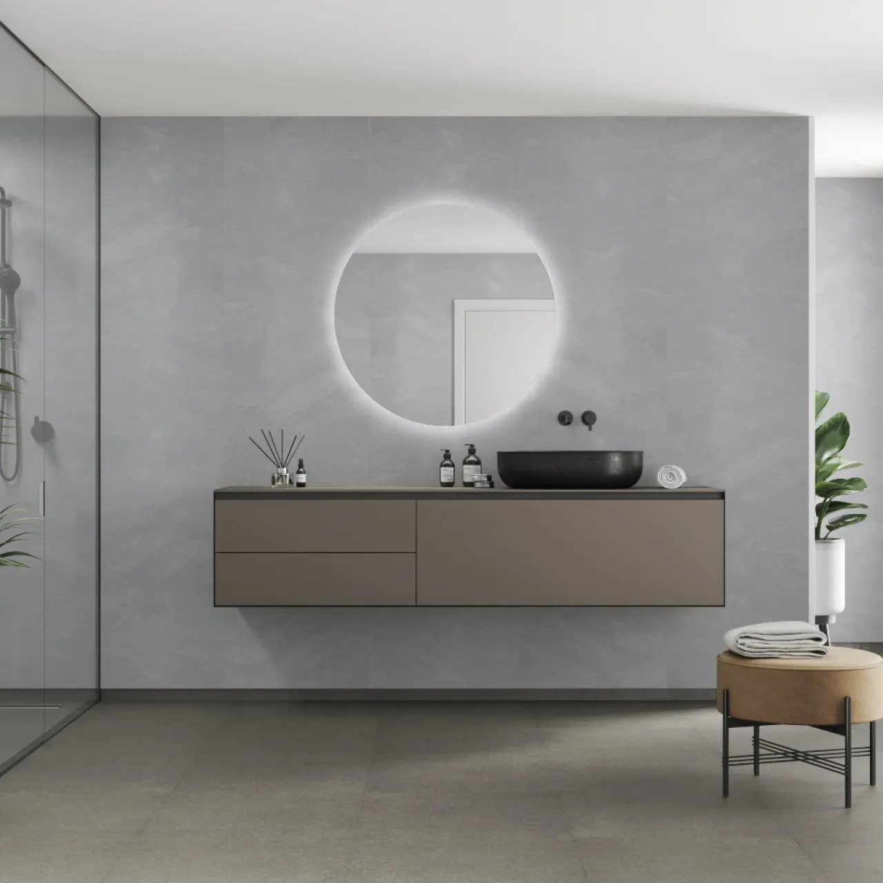 Våtrumsskiva*Fibo 11x620x2400 Silver Slate 1035 S