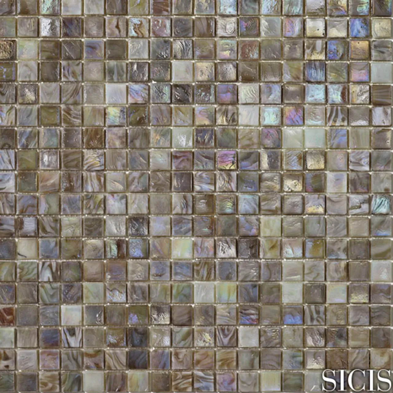 Sicis Zinnia 3 Brun 1,5x1,5 cm